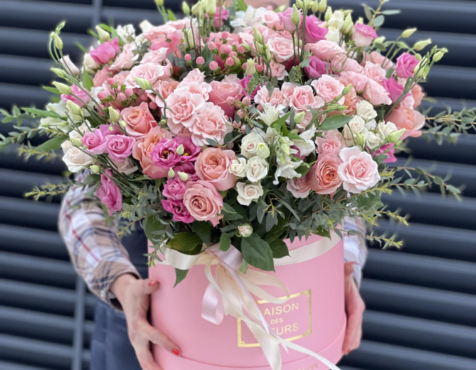 В коробках-корзинах